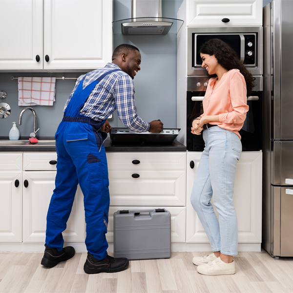 can you provide an estimate for cooktop repair before beginning any work in Northport